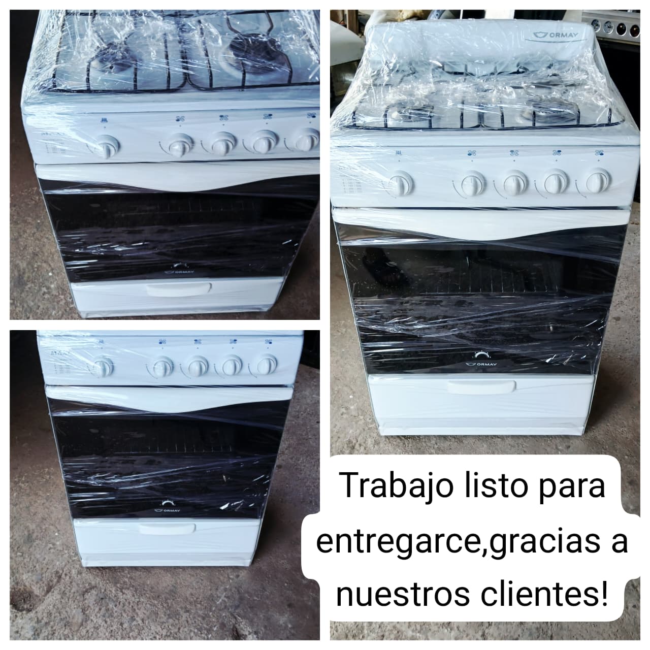 Cocina Ormay blanca lista para entregar
